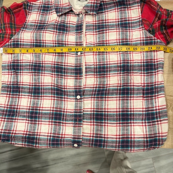 American Eagle Plaid Two Tones Flannel Button Down.Size S - Picture 12 of 12